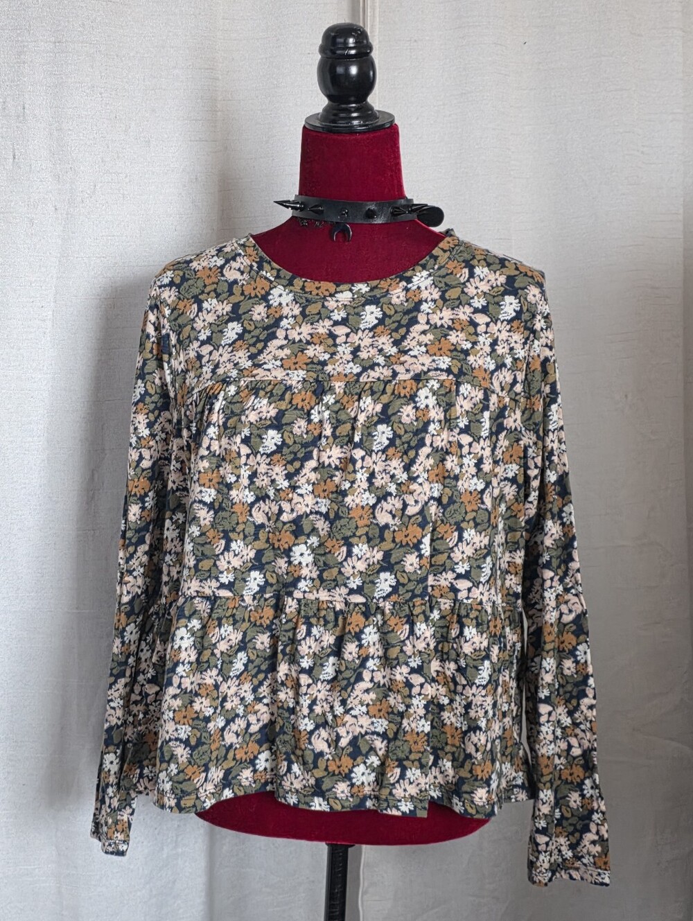 Floral Long-Sleeve Top